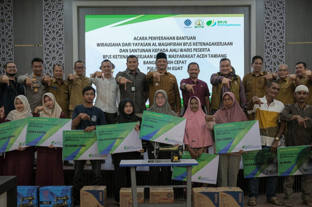 BPJS Ketenagakerjaan Bersama Yayasan Al-Maghfirah Salurkan Bantuan Pemulihan Ekonomi bagi Penyintas Bencana di Aceh Tamiang